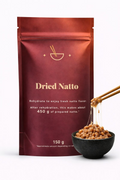 Natto séché 150g - jusqu'à 450g de natto une fois réhydraté - soja fermenté